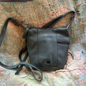 KOOBA Indigo Leather  Crossbody Purse